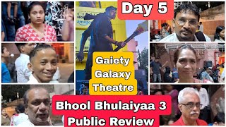 Bhool Bhulaiyaa 3 Public Review Day 5 At Gaiety Galaxy Theatre In Mumbai [upl. by Eleets]