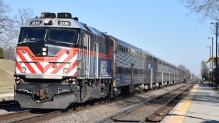 Metra amp BNSF Trains on the Racetrack 31423 [upl. by Freeborn364]