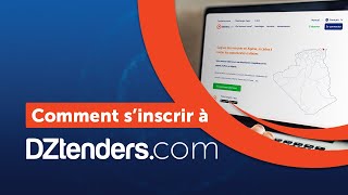 DZtenderscom  Appel d’offres  Comment obtenir une période dessai gratuite lors de labonnement [upl. by Gaulin]