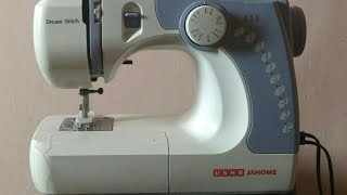 USHA JANOME DREAM STITCH SEWING MACHINE DETAILS [upl. by Akcinat]