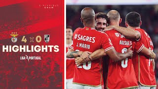 ResumoHighlights SL Benfica 40 Vitória SC [upl. by Ashlan]