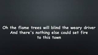 Cold Chisel  Flame Trees Lyric Video [upl. by Gregorius543]