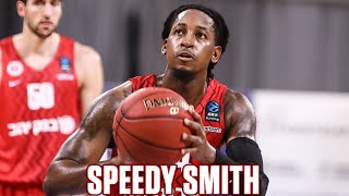 SPEEDY SMITH  Basketball Highlights in Hapoel Jerusalem 202425 [upl. by Raddatz]