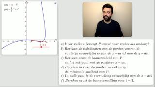 Bewegingsvergelijkingen  een voorbeeldopgave [upl. by Elstan]