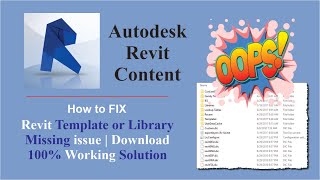 Revit Templates amp Library missing  How to Download amp Install  Autodesk Revit Content Download [upl. by Benyamin]