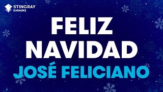 José Feliciano  Feliz Navidad Karaoke with Lyrics [upl. by Rene]