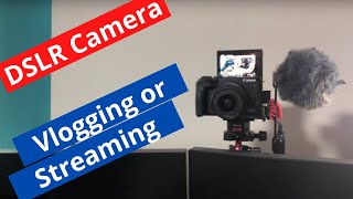 DSLR Camera Mount Desk Webcam [upl. by Airdnazxela246]