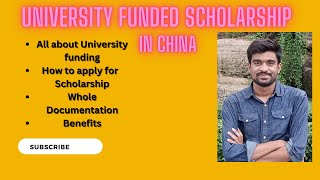 University funded scholarship in China  Scholarship series [upl. by Yltsew602]