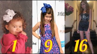 Addison Riecke from 1 to 16 years 2020 [upl. by Llenaj]