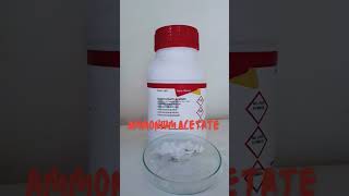 ammoniumacetate ammonium acetate chemicalchemicals lab laboratary chemistrylab [upl. by Agnes]