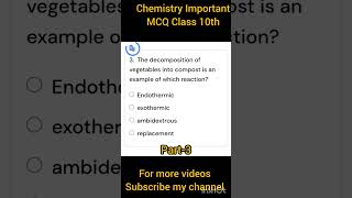 Ultimate Chemistry MCQ Revision shorts chemistry shortsviral [upl. by Derk]