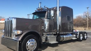 2017 Peterbilt 389 Owner Operator 280quot 550hp 18 Speed Galaxy Silver 3 Axle Disc Brakes [upl. by Ahseken299]