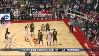 Siena vs Ohio State 2009 NCAA Tournament [upl. by Daeriam]