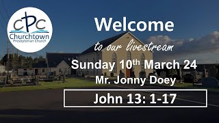 Churchtown Presbyterian Church  Sunday 10th March 24  Jonny Doey [upl. by Ablem]