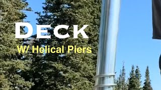 Building a deck with Helical Piers [upl. by Allix]