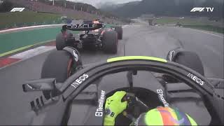 Verstappen faking an attempted fast lap just to ruin Hamiltons lap F1 AustrianGP [upl. by Dimmick]