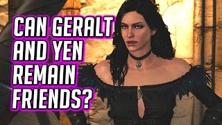 Witcher 3 If Geralt Chose Triss can he still be friends with Yennefer [upl. by Yvonne]