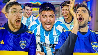 Boca vs Racing  Reacciones de Amigos  Ida Cuartos Copa Libertadores 2023 [upl. by Tenrag672]