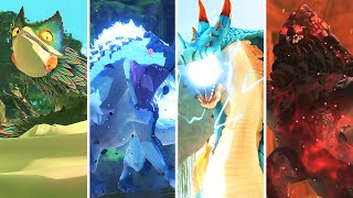 Monster Hunter Stories 2  All Monster Intros [upl. by Eglanteen]