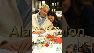 Alain Delon Last Birthday With Daughter Anouchka Delon alaindelon antesedepois beforeandafter [upl. by Aseek]