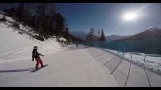 Skiing at Monterosa Italy [upl. by Anayia]