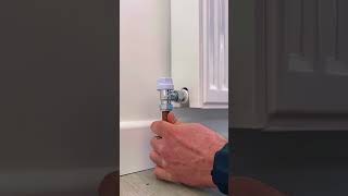 Radiator valve install plumbing plumbinglife radiator copper installation water pipework [upl. by Lebyram]