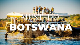 Top 10 Things to Do in Botswana  Travel Video [upl. by Hareehat433]