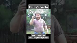 1991 Video Of My 1968 Dodge Charger RT mopar dodgecharger vintage [upl. by Razid]