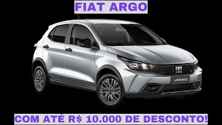 Fiat Argo Drive e Endurance Descontos de até R 10000 em setembro [upl. by Adiuqal594]