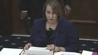 Peggy Gustafson Opening Statement during the Fraud in Small Business Contracting Hearing 102711 [upl. by Lally]