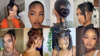 2024😍💖Cute and easy straight hair hairstyles compilation ✨ straighthair compilation [upl. by Nodle]