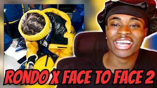 Rondo X Face to Face 2  ITALIAN RAP REACTION [upl. by Itnaihc245]