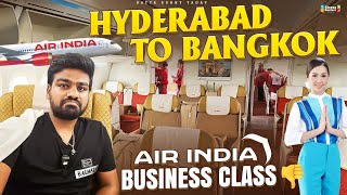 Hyderabad To Bangkok Air india business class 👎  Bayya Sunny Yadav [upl. by Eenad]