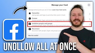 How To Unfollow Everyone On Facebook At Once [upl. by Zap]