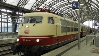 BR 103 1848  Führerstandsmitfahrt Dresden  Köln Juli 2011 HD [upl. by Aronas]