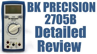 BK Precision 2705B Multimeter Detailed Review  0086 [upl. by Adilem]