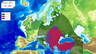 Modelling Homo sapiens spread in Europe [upl. by Maxi]