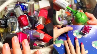 ASMR Nail Varnish Collection  Painting Whispered [upl. by Yendic]