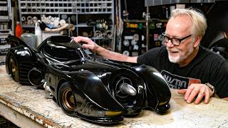 Adam Savage Unboxes the Batmobile From Batman 1989 [upl. by Eninotna867]