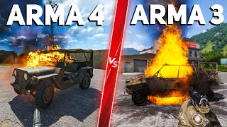 Arma 4 ENGINE vs Arma 3  Direct Comparison Attention to Detail amp Graphics PC ULTRA 4K [upl. by Buatti]