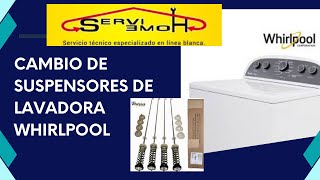 lavadora whirlpool se golpetea falla y solucion whirlpool lavadora suspensores amortiguadores [upl. by Euqinimod345]