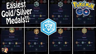 Top 10 EASIEST GoldSilver Medals For Leveling Up In Ingress 8  How To Level Up FAST Pt 25 [upl. by Bobbee]