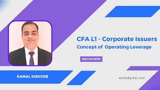 CFA L1 Corporate Issuers  Operating Leverage [upl. by Assilana77]