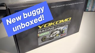 Unboxing Yokomos NEW SO20 competition 2wd buggy [upl. by Akinajnat968]