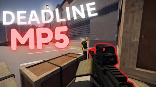 Using the NEW MP5 in DEADLINE Roblox [upl. by Llenrev]