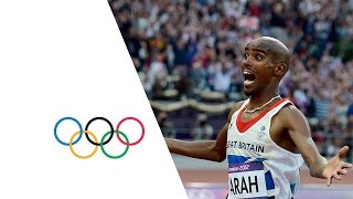 Mo Farah Wins Mens 5000m Gold  London 2012 Olympics [upl. by Rhpotsirhc]