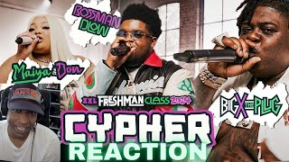 2024 XXL Freshman Cypher Pt1 BigXthaPlug BossMan Dlow amp Maiya The Don REACTION [upl. by Moreno]