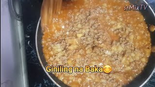 Giniling na Baka Easy to Cook  Ginisa Giniling Beef Recipe [upl. by Einallem]