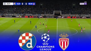 LIVE 🔴 DINAMO ZAGREB vs AS MONACO  UEFA Champions League 20242025 UCL  eFootball Gameplay [upl. by Alexei568]