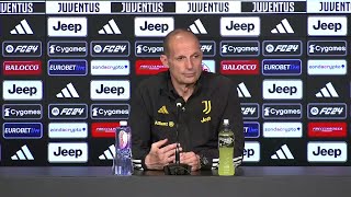 JUVE  GENOA  Allegri quotMondiale per club Sarà una bellissima avventuraquot Conferenza stampa [upl. by Mallory]